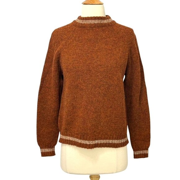 The Edinburgh Woolen Mill Women's Jumper Sweater Wool Pullover Rust Size 40 / S - Picture 1 of 7
